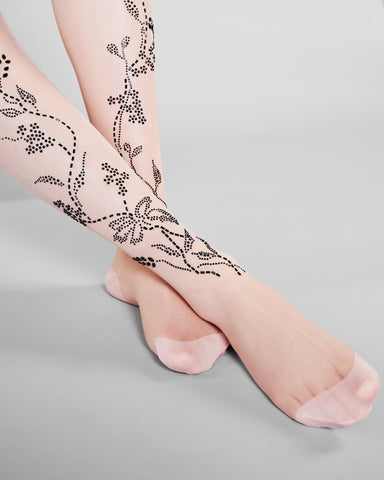 Grand Hotel Floral Lace Stocking