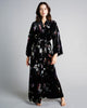 Christine Vancouver Moonlight Silk-Lined Silk Velvet Robe