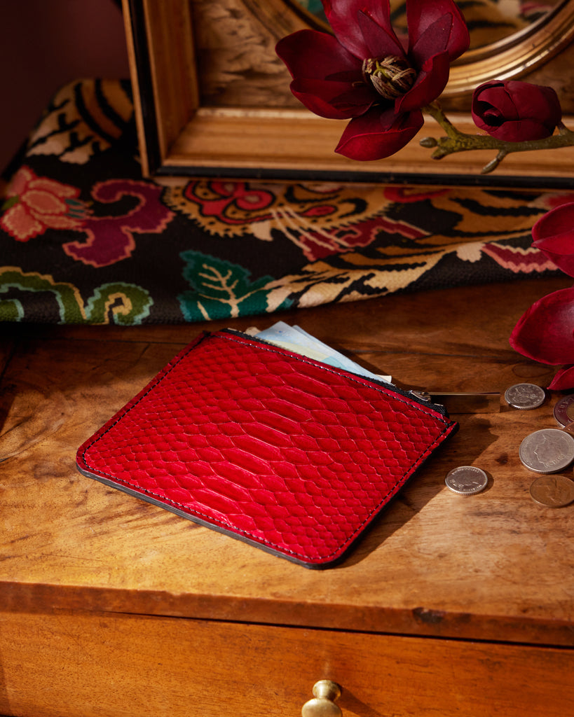 Elisabeth Weinstock Brazil Cherry Glazed Small Pouch
