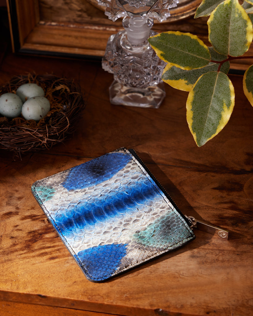 Elisabeth Weinstock Brazil Electric Blue Small Pouch