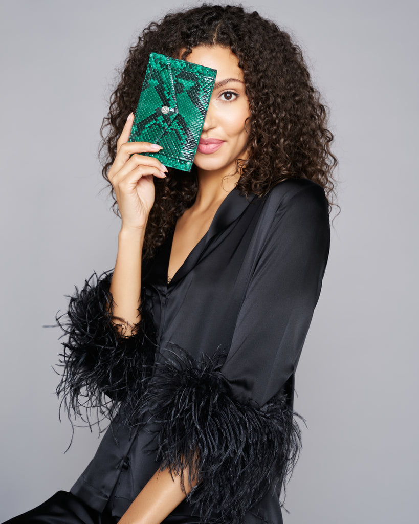 Provence Green Diamond Large Wallet