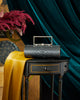 Singapore Black Hard Oval Clutch