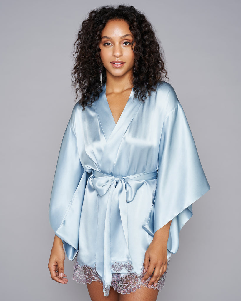 Emma Harris Veronique Silk Kimono Robe