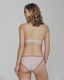 Lise Charmel Satin Seduction bikini is sleek and comfortable with Calais lace accents at the waist and legs