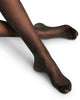 Falke Magic Evening tights have a sheer heel, reinforced toe, and flat waistband for comfort and longevity