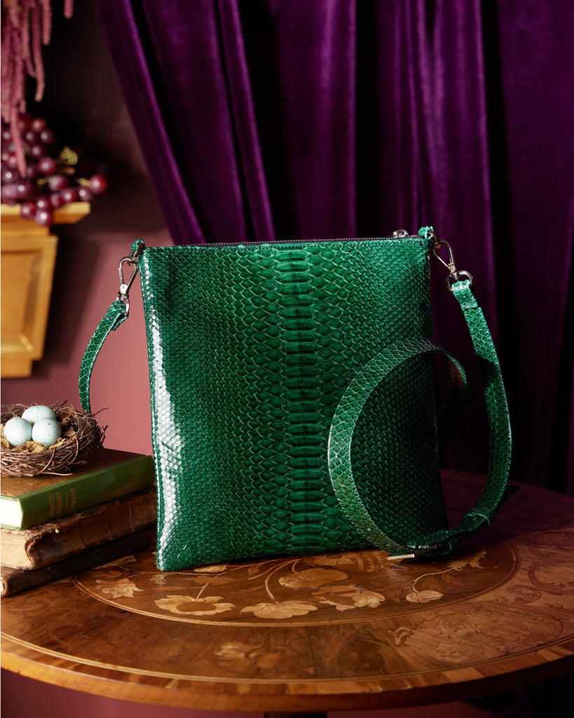 Elisabeth Weinstock Tokyo Emerald Glazed Cross Body