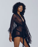 Merle Noir Giselle Sheer Robe available for special order from Jane’s Vanity