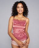 Merle Noir Rustique Pink Couture Silk Camisole