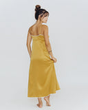 Chloe Gold Silk Gown