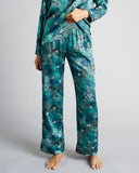 Morpho + Luna Jardin de Nuit trouser has a straight leg and an elasticized waistband for comfort and ease