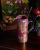Scott Potter Hot Pink Paisley Gilded Cocktail Pitcher